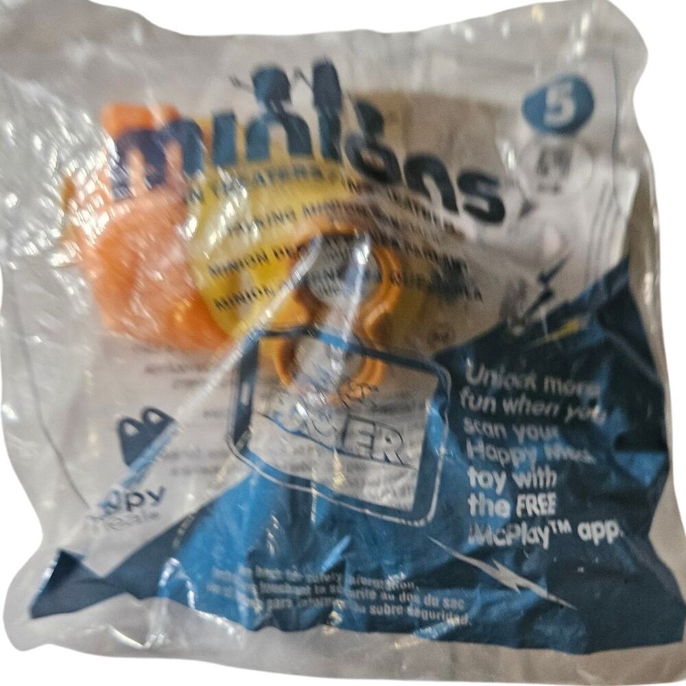 2015 McDonalds Minions Talking Minion Caveman New in Package 5